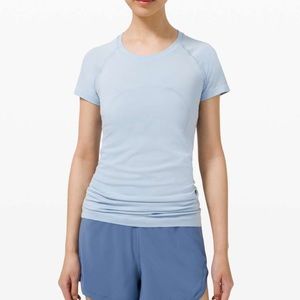 Lululemon Swiftly Tech Short Sleeve 2.0 Blue Linen